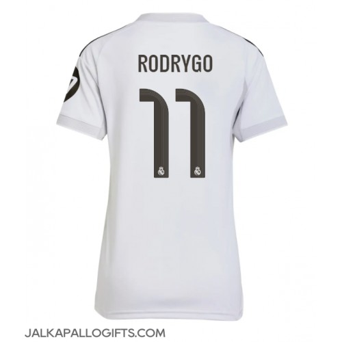 Real Madrid Rodrygo Goes #11 Kotipaita Naiset 2025-26 Lyhythihainen Real Madrid Rodrygo Goes #11 Kotipaita Naiset 2025-26 Lyhythihainen